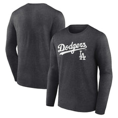 Los Angeles Dodgers Team Lockup Long Sleeve T-Shirt | MLB Outlet