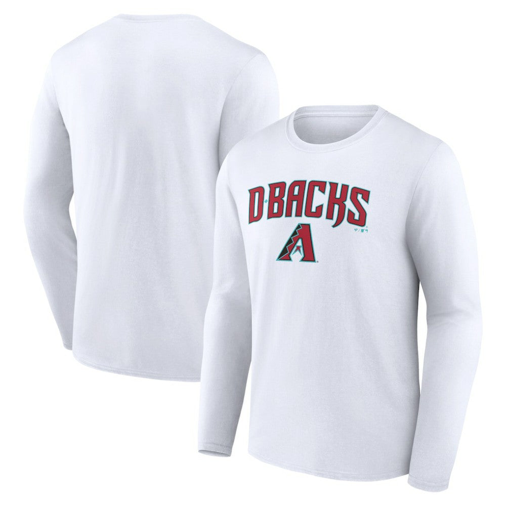 Arizona Diamondbacks Team Lockup Long Sleeve T-Shirt | MLB New
