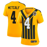 Pittsburgh Steelers Nike DK Metcalf Women's Alternate 1933 Throwback Game Jersey