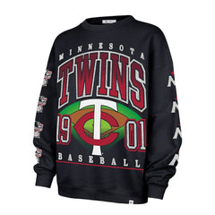 Minnesota Twins '47 Women's Trendy Team Go Big Oversized Sweatshirt | MLB On Sale