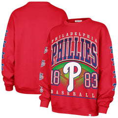 Philadelphia Phillies '47 Women's Trendy Team Go Big Oversized Sweatshirt | MLB Discount
