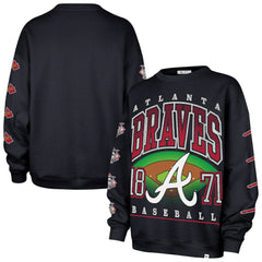 Atlanta Braves '47 Women's Trendy Team Go Big Oversized Sweatshirt | MLB Sale