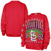 St. Louis Cardinals '47 Women's Trendy Team Go Big Oversized Sweatshirt | MLB Online