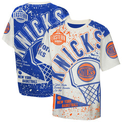 New York Knicks Outerstuff Youth Top Player All-Over-Print T-Shirt Discount