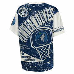 Minnesota Timberwolves Outerstuff Youth Top Player All-Over-Print T-Shirt Online