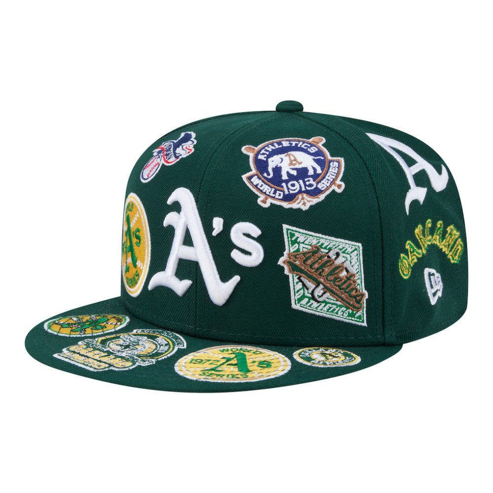 Athletics New Era All Over 59FIFTY Fitted Hat | MLB On Sale