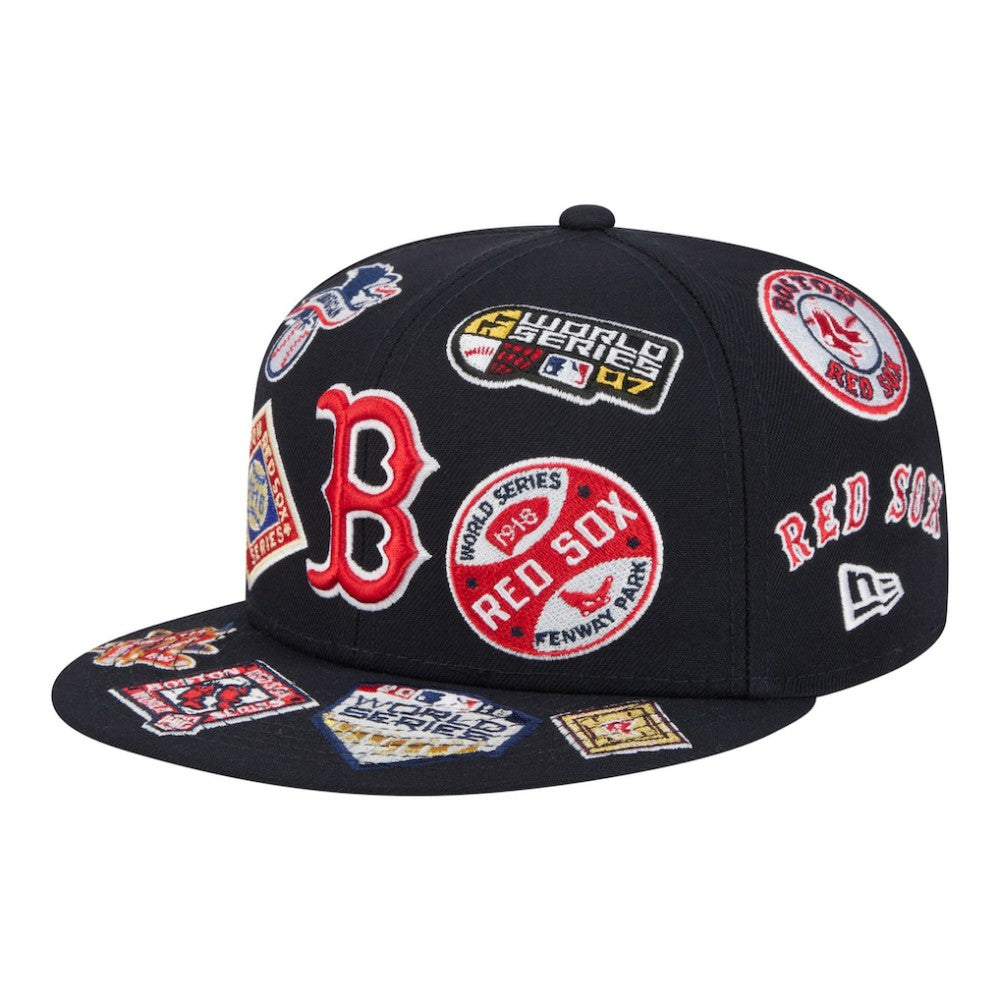 Boston Red Sox New Era All Over 59FIFTY Fitted Hat | MLB For sale