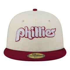 Philadelphia Phillies New Era Two-Tone Stitch 59FIFTY Fitted Hat | MLB Near me