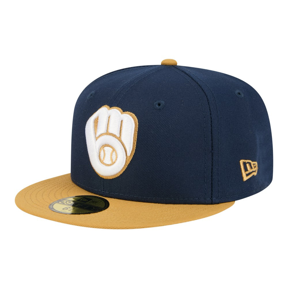Milwaukee Brewers New Era Two-Tone Color Pack 59FIFTY Fitted Hat | MLB New