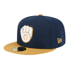 Milwaukee Brewers New Era Two-Tone Color Pack 59FIFTY Fitted Hat | MLB New