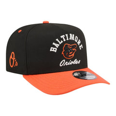 Baltimore Orioles New Era Arched A-Frame 9FIFTY Adjustable Hat | MLB On Sale