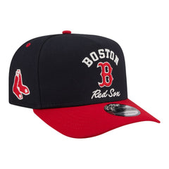 Boston Red Sox New Era Arched A-Frame 9FIFTY Adjustable Hat | MLB New