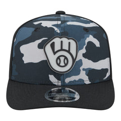 Milwaukee Brewers New Era Tonal Camo 9SEVENTY Stretch-Snap Hat | MLB Shop