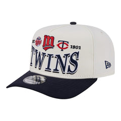 Minnesota Twins New Era Throwback Tri-Hit A-Frame 9FIFTY Adjustable Hat | MLB For sale