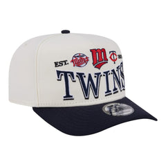 Minnesota Twins New Era Throwback Tri-Hit A-Frame 9FIFTY Adjustable Hat | MLB For sale