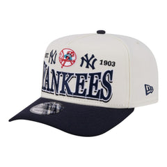 New York Yankees New Era Throwback Tri-Hit A-Frame 9FIFTY Adjustable Hat | MLB Online