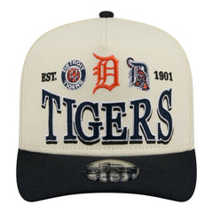 Detroit Tigers New Era Throwback Tri-Hit A-Frame 9FIFTY Adjustable Hat | MLB On Sale