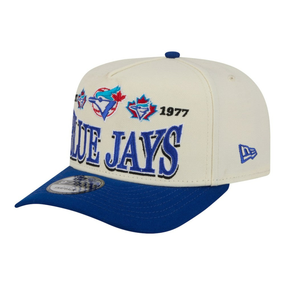 Toronto Blue Jays New Era Throwback Tri-Hit A-Frame 9FIFTY Adjustable Hat | MLB Shop