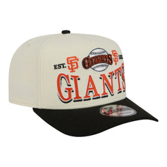 San Francisco Giants New Era Throwback Tri-Hit A-Frame 9FIFTY Adjustable Hat | MLB Outlet