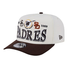 San Diego Padres New Era Throwback Tri-Hit A-Frame 9FIFTY Adjustable Hat | MLB Near me