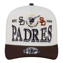 San Diego Padres New Era Throwback Tri-Hit A-Frame 9FIFTY Adjustable Hat | MLB Near me
