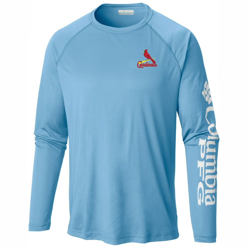 St. Louis Cardinals Columbia Terminal Tackle Long Sleeve Shirt | MLB Discount