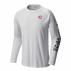 Cincinnati Reds Columbia Terminal Tackle Long Sleeve Shirt | MLB Sale
