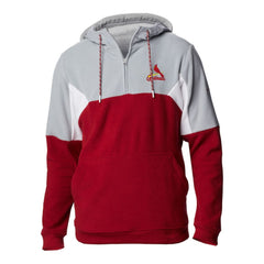 St. Louis Cardinals Columbia Men's Lodge Fleece Quarter-Zip Hoodie | MLB Online