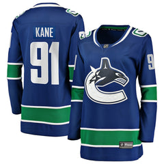 Evander Kane Vancouver Canucks Fanatics Women's Home Breakaway Player Jersey Blue