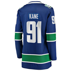 Evander Kane Vancouver Canucks Fanatics Women's Home Breakaway Player Jersey Blue