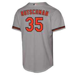 Adley Rutschman Baltimore Orioles Youth Road Replica Jersey - Gray