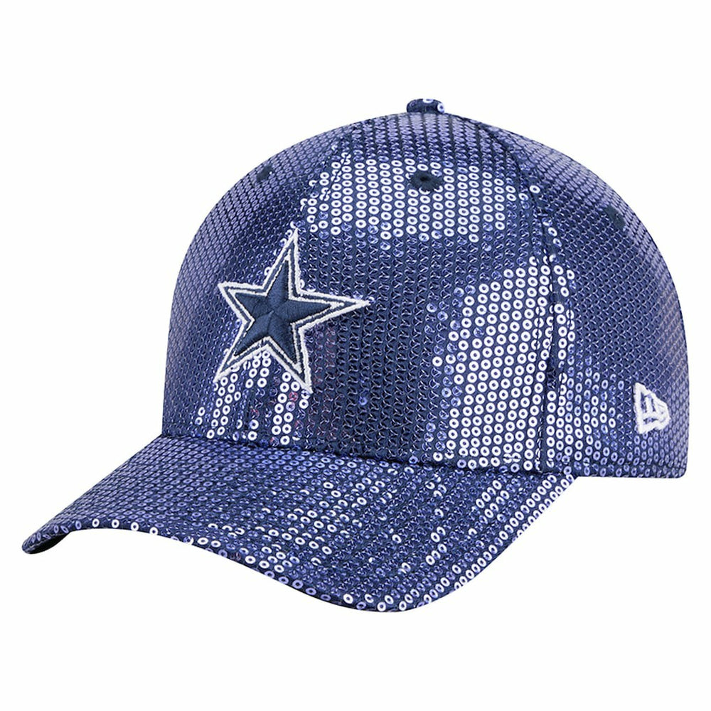 Dallas Cowboys New Era Women's Sequin 9FORTY Adjustable Hat