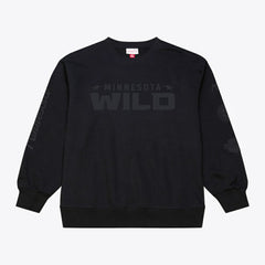 Minnesota Wild Mitchell & Ness Phantom Fleece Crew Neck Sweatshirt Sale