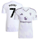 Mason Mount Manchester United 2025/26 Away Replica Player Jersey White - Adidas