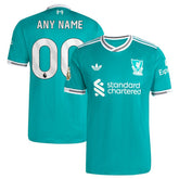 Liverpool 2025/26 Third Custom Jersey Green - Adidas