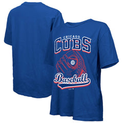 Chicago Cubs Majestic Threads Women's Oversized First Base T-Shirt | MLB US