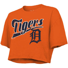 Detroit Tigers Majestic Threads Women's Boxy Crop T-Shirt | MLB US
