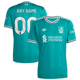 Liverpool 2025/26 Third Replica Custom Jersey Green - Adidas