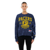 Indiana Pacers Women's Throwback Collection Mineral Wash Crewneck Sweatshirt On Sale