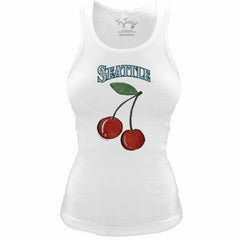 Seattle Mariners Tiny Turnip Women's Fitted Cherries Tri-Blend Tank Top | MLB Online
