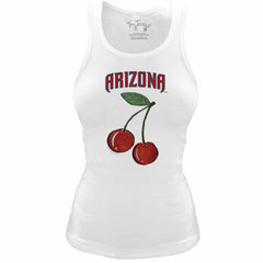 Arizona Diamondbacks Tiny Turnip Women's Fitted Cherries Tri-Blend Tank Top | MLB US