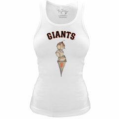 San Francisco Giants Tiny Turnip Women's Fitted Triple Scoop Tri-Blend Tank Top | MLB For sale