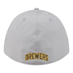Milwaukee Brewers New Era Patch 39THIRTY A-Frame M-Crown Perforated Flex Hat | MLB Discount