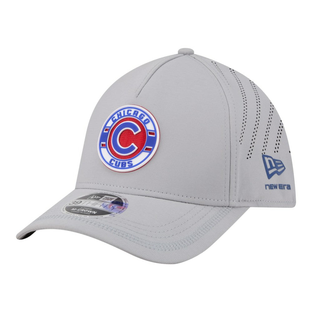 Chicago Cubs New Era Patch 39THIRTY A-Frame M-Crown Perforated Flex Hat | MLB Sale