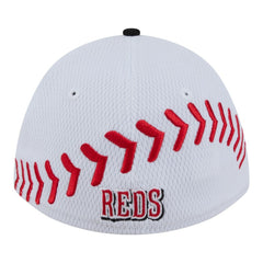 Cincinnati Reds New Era Youth Baseball 39THIRTY M-Crown Flex Hat | MLB On Sale