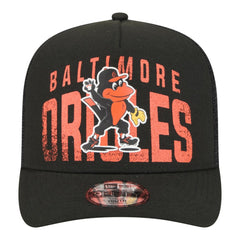 Baltimore Orioles New Era Youth Logo Fade A-Frame 9FIFTY Snapback Hat | MLB Online