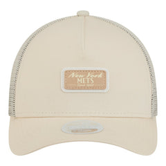 New York Mets New Era Women's Tonal Patch 9FORTY M-Crown A-Frame Trucker Adjustable Hat | MLB Outlet