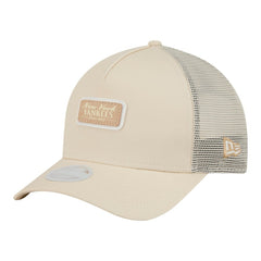New York Yankees New Era Women's Tonal Patch 9FORTY M-Crown A-Frame Trucker Adjustable Hat | MLB Sale