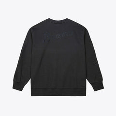 Atlanta Braves Mitchell & Ness Phantom Fleece Crewneck Sweatshirt | MLB Online
