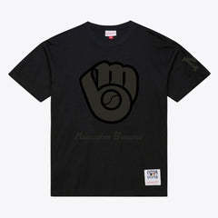 Milwaukee Brewers Mitchell & Ness Cooperstown Collection Phantom T-Shirt | MLB Shop